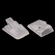 Display - holder til fingerringe. Akryl. Hvid